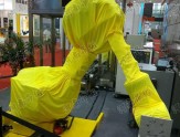 ABB耐磨機(jī)器人防護(hù)服、防護(hù)衣定制，防塵耐磨